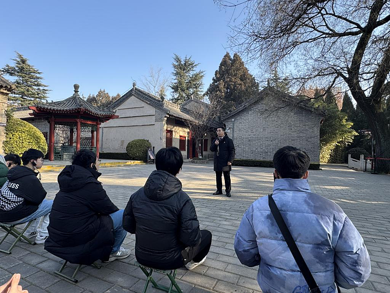 清华大学精密仪器系实践支队来我院开展红色学习实践活动